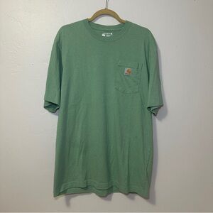 Carhartt Men's Sage Green Short Sleeve Tee